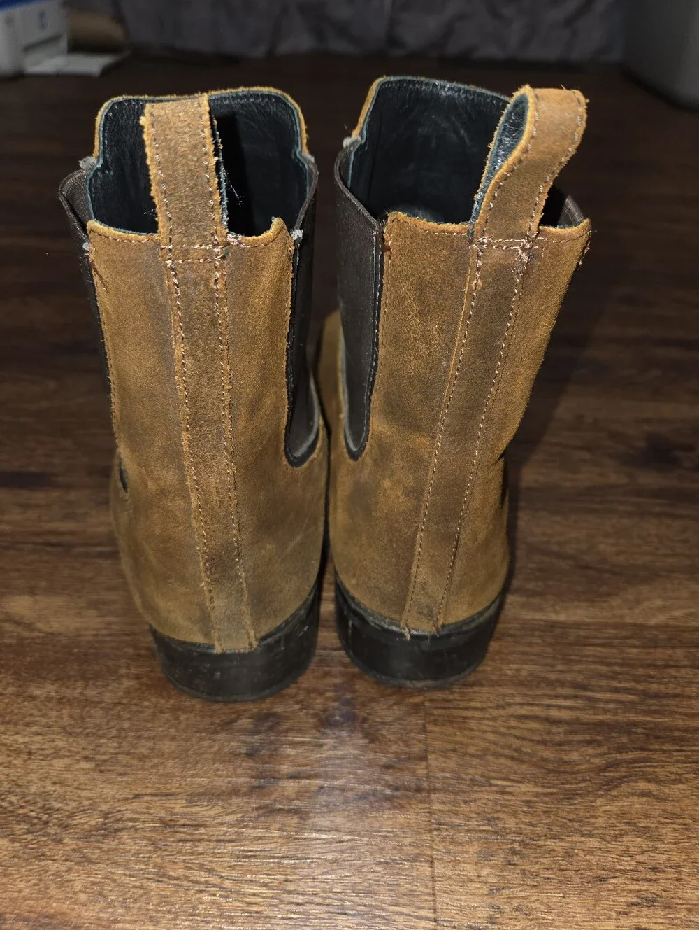 Thursday Boot Company Brown Suede Leather Chelsea Boots 10